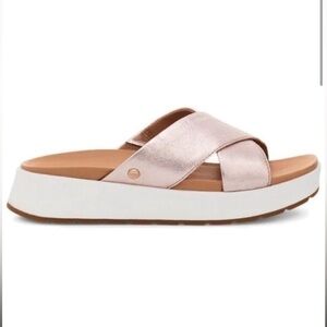 UGG Women's Metallic Slide Sandals